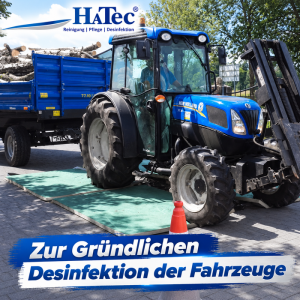 Desinfektionsmatten 4er Set für LKW, PKW, KFZ 120 x 200 x 5,5 cm