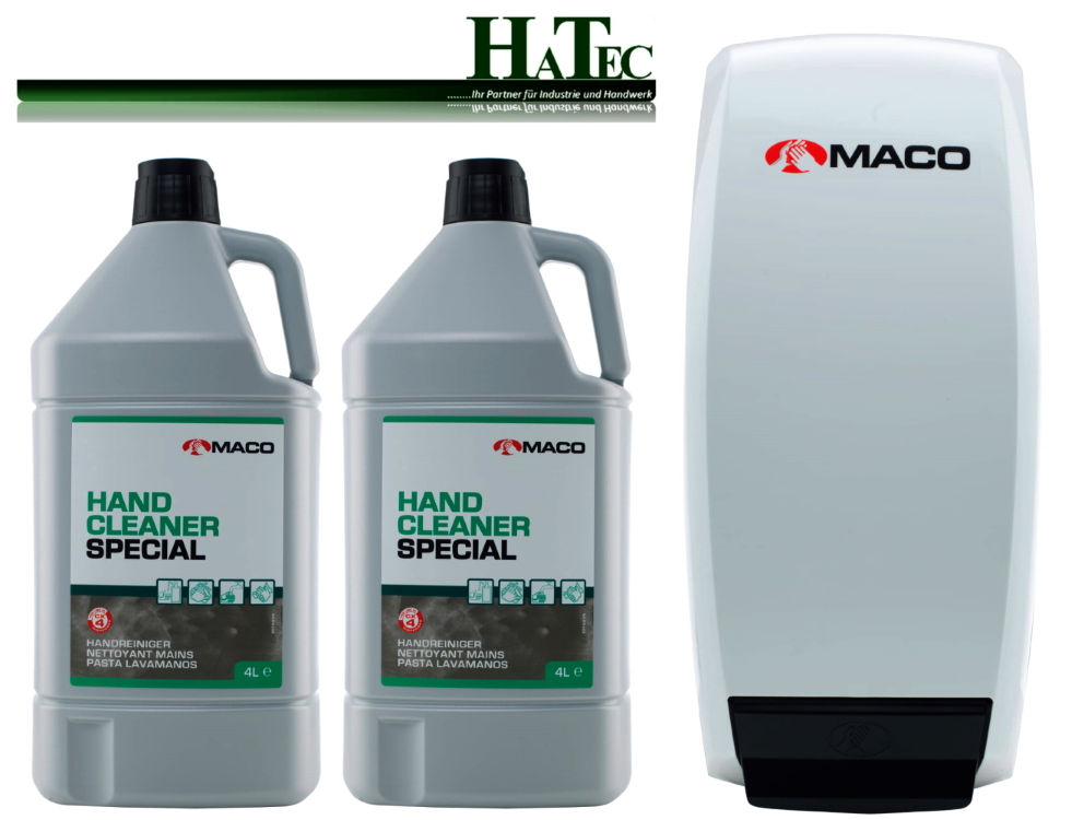 Maco Handwaschpaste Starterpack Special 2x 4-Ltr. + 1 Spender