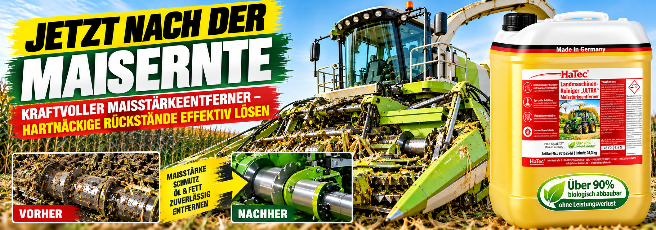 Maisstäre Entferner