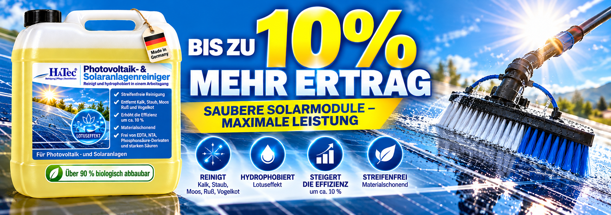 Photovoltaikanlagen Reiniger