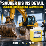 Baufahrzeug- und Geräte Reiniger 25-kg