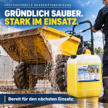 Baufahrzeug- und Geräte Reiniger 25-kg