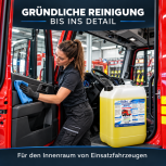 Einsatzfahrzeug Reinigung + Pflege 25-kg