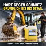 Baufahrzeug- und Geräte Reiniger 25-kg